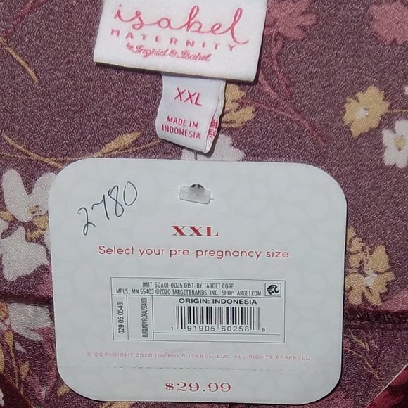 NEW Floral Maternity Dress - Picture 5 of 6